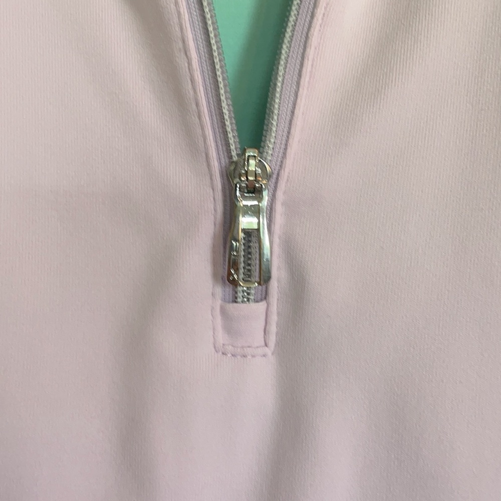 Ralph Lauern RLX Golf Shirt - Purple and Sea Foam Green Color - Picture 5 of 8